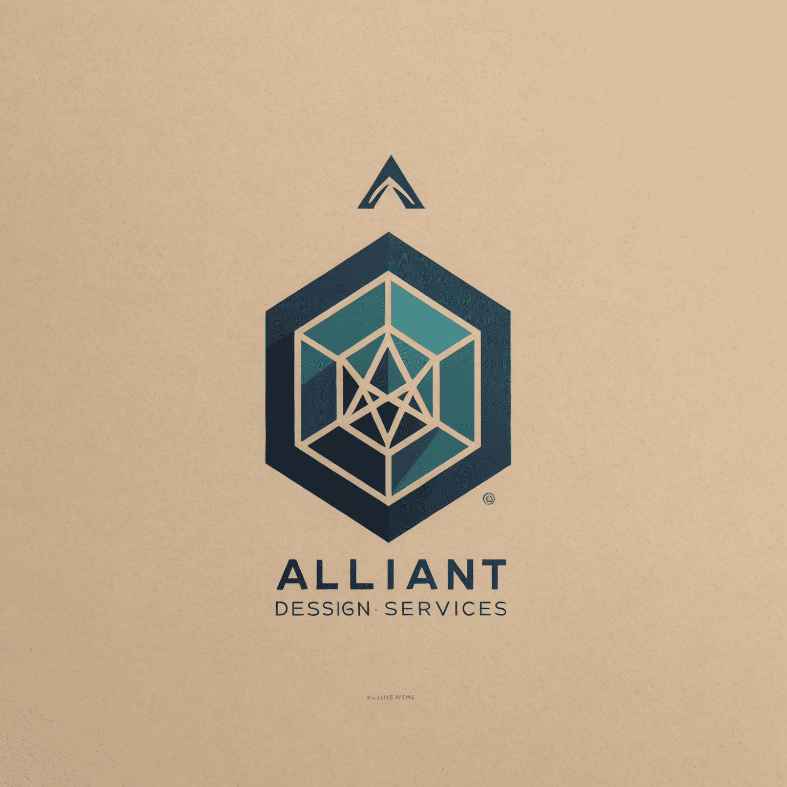 Alliant Design Services logo featuring modern typography and a stylized geometric shape