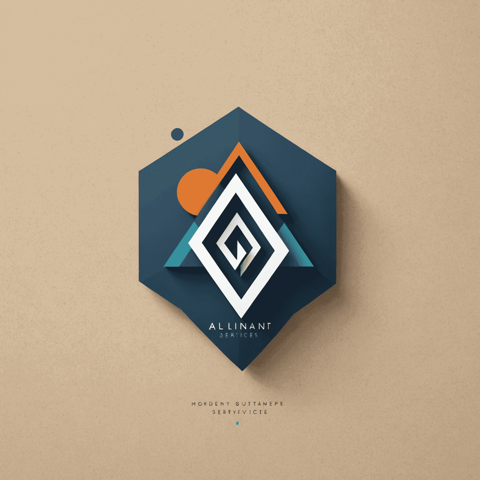 Alliant Design Services logo featuring modern typography and a stylized geometric shape