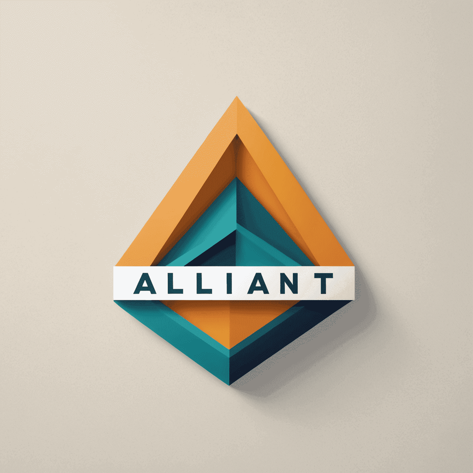 Alliant Design Services logo featuring modern typography and a stylized geometric shape